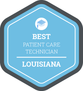 Best Patient Care Technician Schools in Louisiana Badge