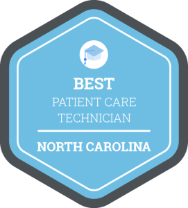 Best Patient Care Technician Schools in North Carolina Badge